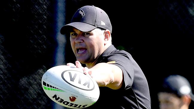 Anthony Seibold is under pressure to retain his job at the Broncos. Picture: Getty Images