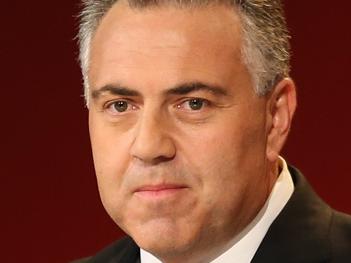 Joe Hockey on solo Q and A at Penrith Panthers Leagues Club (Evan Theatre).