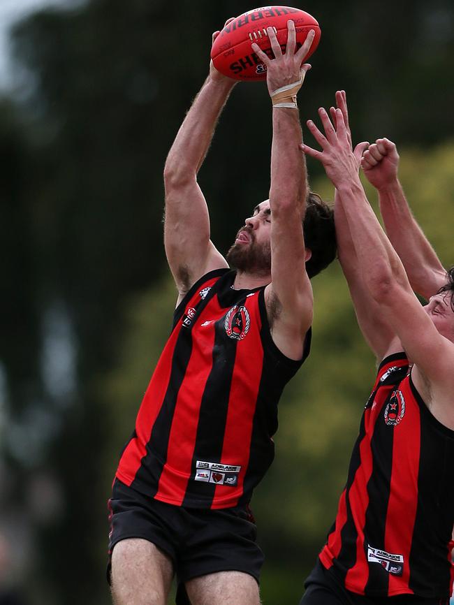 Rostrevor’s Nick Hombsch. Picture: Matt Turner.