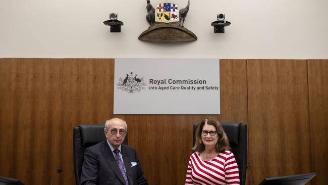 The Royal Commission into Aged Care Quality and Safety reports on February 26. Pictured are Royal Commission Chair, the Honourable Tony Pagone QC, and Commissioner Lynelle Briggs AO. Picture: Arsineh Houspian