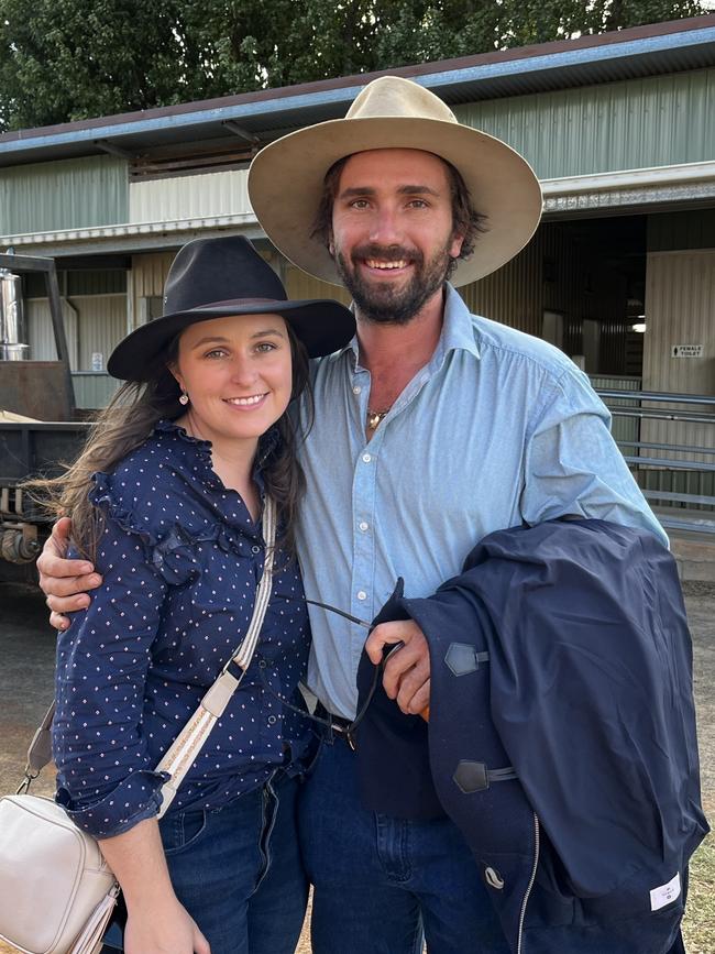 Jess and Caleb Childs at the Kingaroy Show on Saturday, May 3 2025.