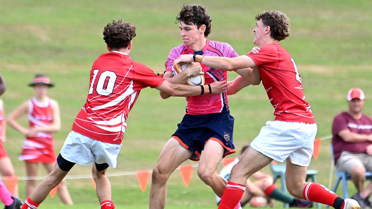 TAS First XV schoolboy rugby union between WestMAC College and St Pauls. Saturday May 11, 2024. Picture, John Gass