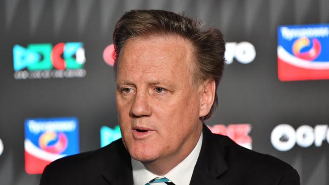 Port Adelaide chief executive Keith Thomas has called the coronavirus pandemic the club’s greatest challenge in its 150-year history. Picture: AAP/David Mariuz