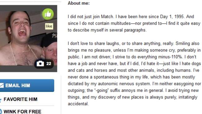 This Is The Worst Dating Profile Ever Or Maybe The Best Not Sure