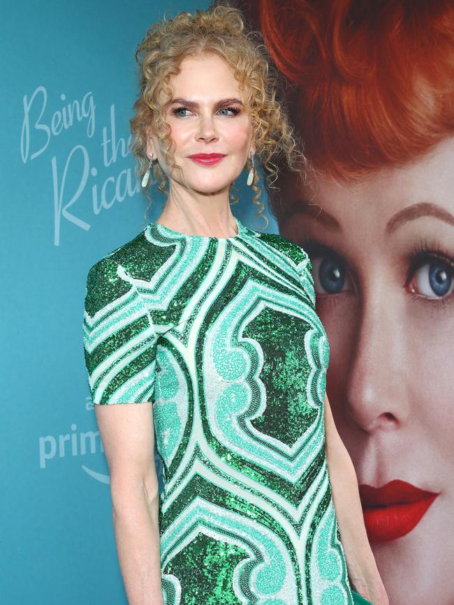 Nicole Kidman on the red carpet for her latest film, Being The Ricardos. Picture: Matrix