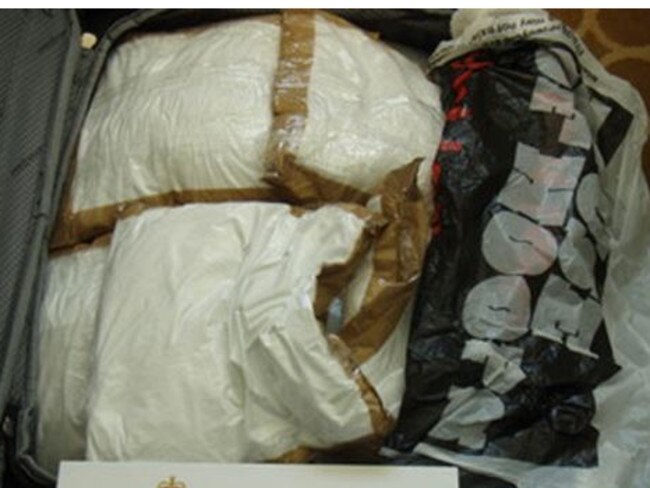 Part of the 90kg cocaine the trio carried aboard the MS Sea Princess into Australia.