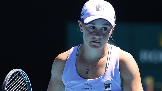 Ash Barty’s Australian Open dream came to an unexpected end. Picture: Michael Klein