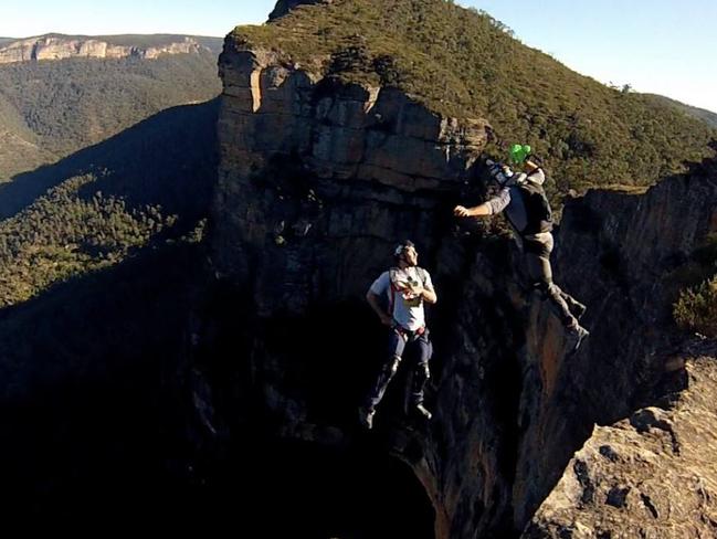 UK BASE jumper Gareth Jones regularly posted pictures of himself BASE jumping to Facebook. Picture: Facebook