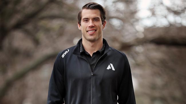 Alex Rance walks through Yarra Park. Picture: Alex Coppel