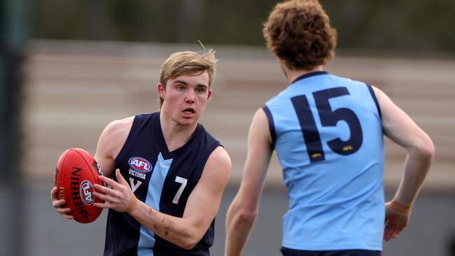 Tom Gross registered 181 SuperCoach ranking points for Oakleigh Chargers in round 1. Picture: Getty Images