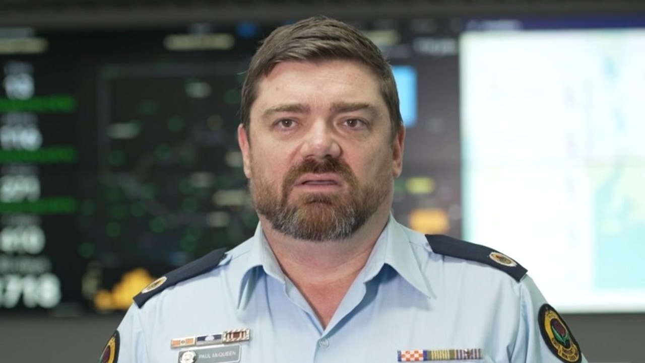 NSW SES state duty commander acting assistant commissioner Paul McQueen has asked residents to prepare for wild weather this weekend. Picture: Supplied