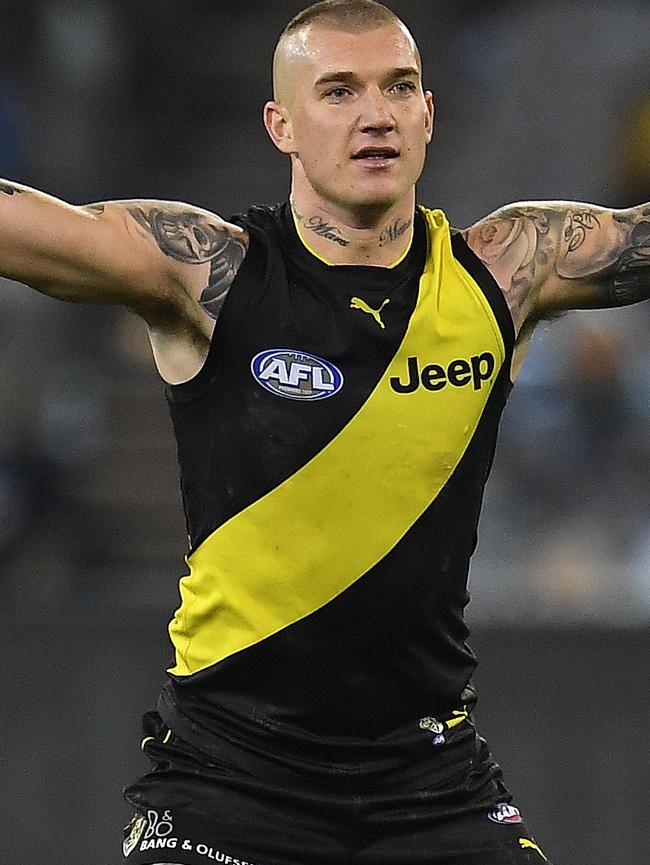 Does Dustin Martin have a new girlfriend? Picture: AAP Image/Julian Smith