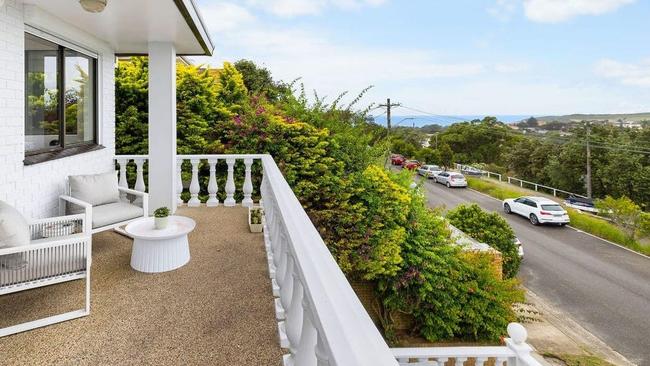 The four-bedroom, three-bathroom house has ocean views. Picture: realestate.com.au