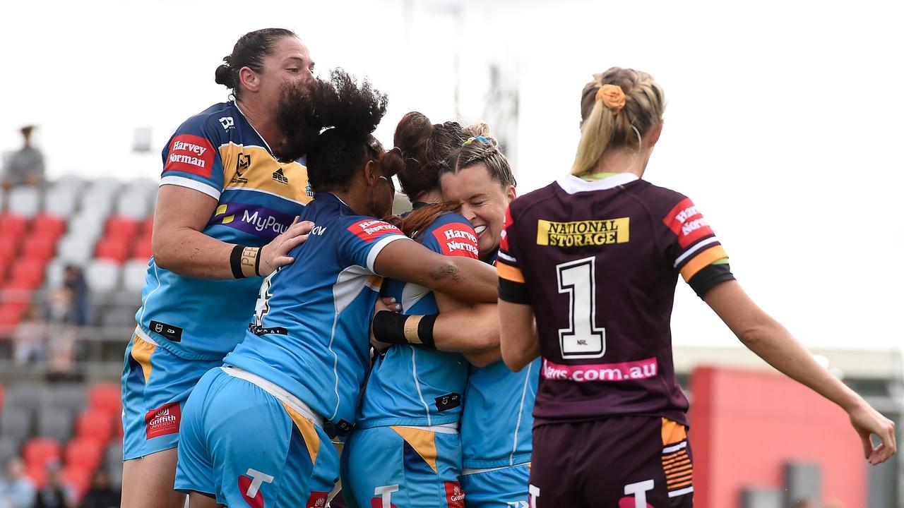 There hasn’t been a lot to celebrate for the Titans this season. Picture; Matt Roberts/Getty Images