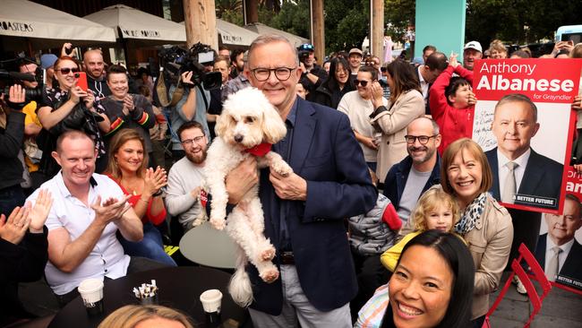 Look how many people were cheering me - I mean Anthony - on! Picture: Chris Pavlich/The Australian