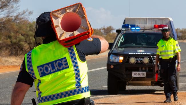 Officers will patrol the NT/SA border. Photo: EMMA MURRAY