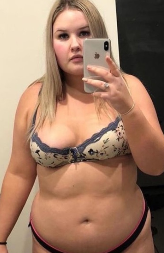 She said it wasn’t until she saw her parents for the first time in three months when she realised that she needed to make a lifestyle change. Picture: Instagram/corahenderson