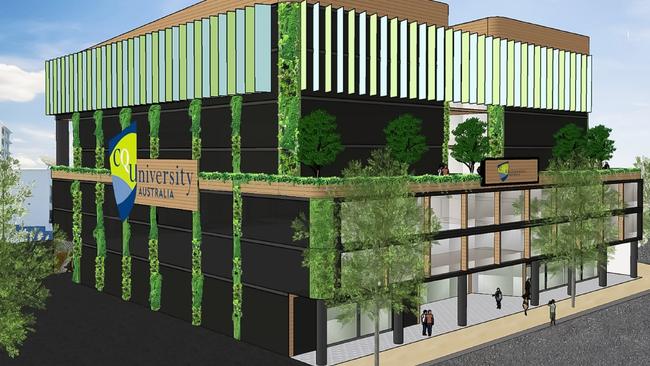 CQUniversity plans to build a new Cairns CBD campus at a former post office site on the corner of Grafton and Hartley streets. Picture: Supplied