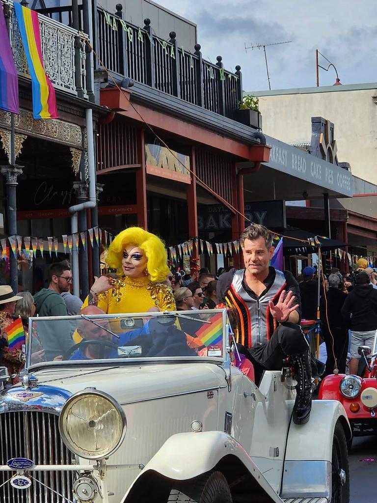 Chill Out Festival Pride Parade in Daylesford, 2023.