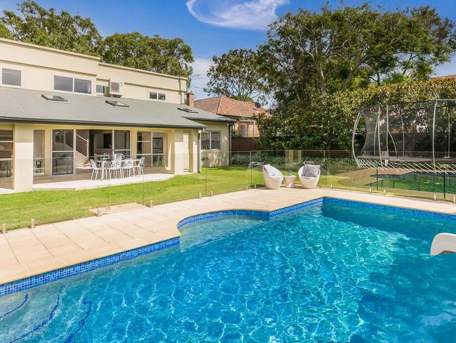 The Woolooware home comes with a pool.