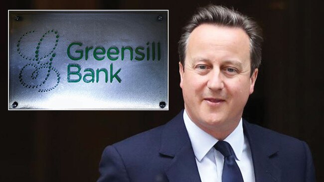 Former UK PM David Cameron, main picture, told friends he stood to make $60 million from Greensill listing. Pictures: AFP