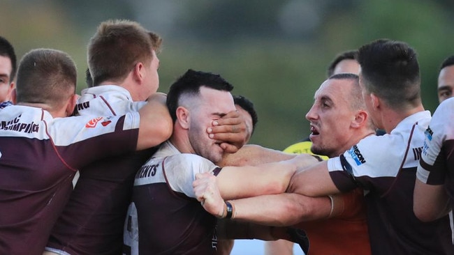 Jordan Scott (Burleigh Bears) - Photo SMPIMAGES.COM / Newscorp - 21st September 2019 - Action from the 2019 Queensland Rugby League (QRL) Gold Coast Rugby League A-Grade Grand Final played between Burleigh Bears v Southport Tigers. Burleigh Bears ran out winners.