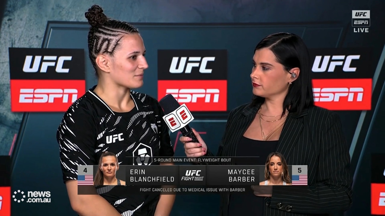 Erin Blanchfield addresses cancelled UFC main event