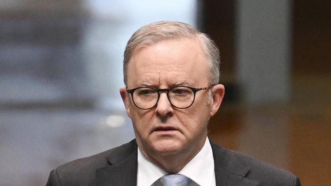 CANBERRA, Australia - NewsWire Photos - August 15, 2024: Prime Minister Anthony Albanese during Question Time at Parliament House in Canberra. Picture: NewsWire / Martin Ollman