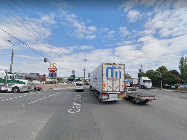 M5 at River Rd intersection. Picture: Google Maps