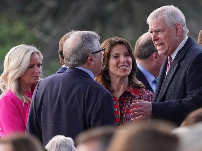 Prince Andrew at the Coronation Concert at Windsor Castle. Picture: AFP