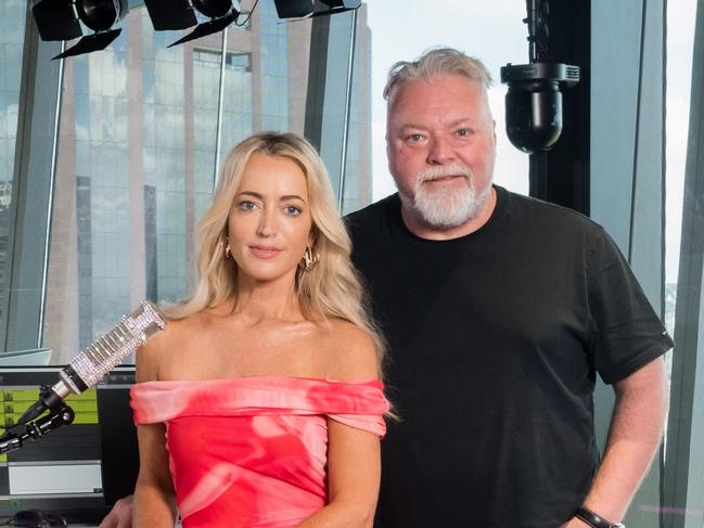 KIIS FM breakfast radio hosts Jackie 'O' Henderson and Kyle Sandilands. Picture -  Supplied