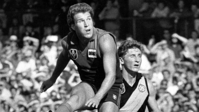Greg Healy during his playing days at the Demons.