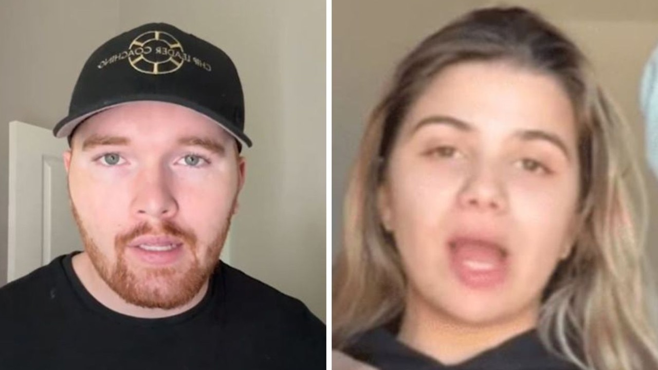 TikTok couple reveal meddlesome mother ruins gender reveal. Picture: TikTok