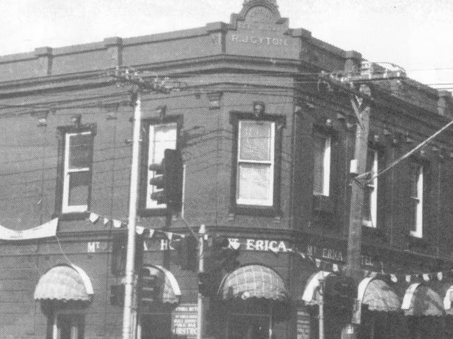 The Mt Erica Hotel in the 1980s. Picture: Stonnington History Centre