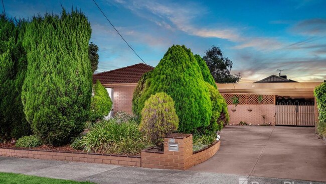 Outside the Bundoora home. Picture: Realestate.com.au