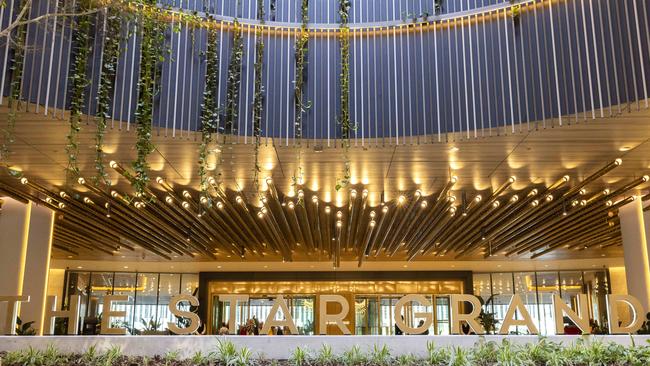 The Star Grand, part of the Queen’s Wharf precinct in Brisbane. Picture: Richard Walker