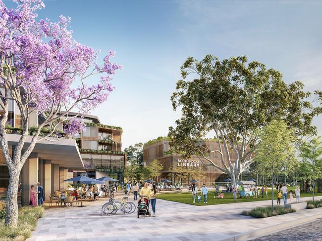 A proposed rezoning at North Rocks Road, North Rocks – which is being opposed by Parramatta council. Source: supplied.