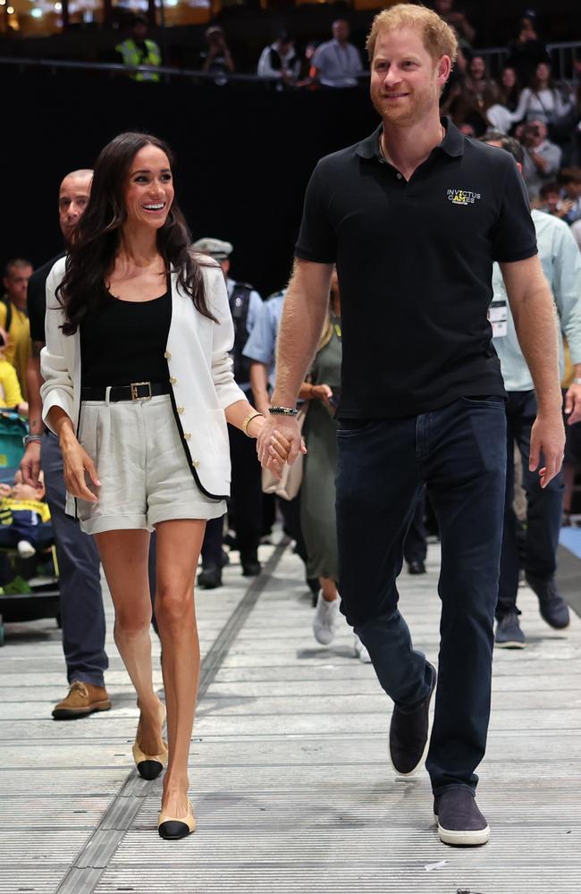 And earlier in the day, she sported Chanel flats. Picture: Chris Jackson/Getty Images for the Invictus Games Foundation