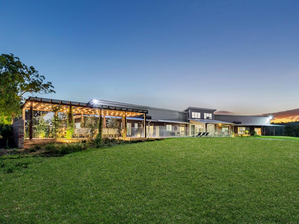 Skyline Farmhouse in Rosevale is one of Queensland's most luxurious Airbnbs. Photo supplied