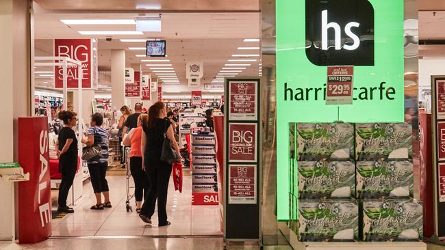 Harris Scarfe has been bought by Allegro Funds. Picture: AAP.