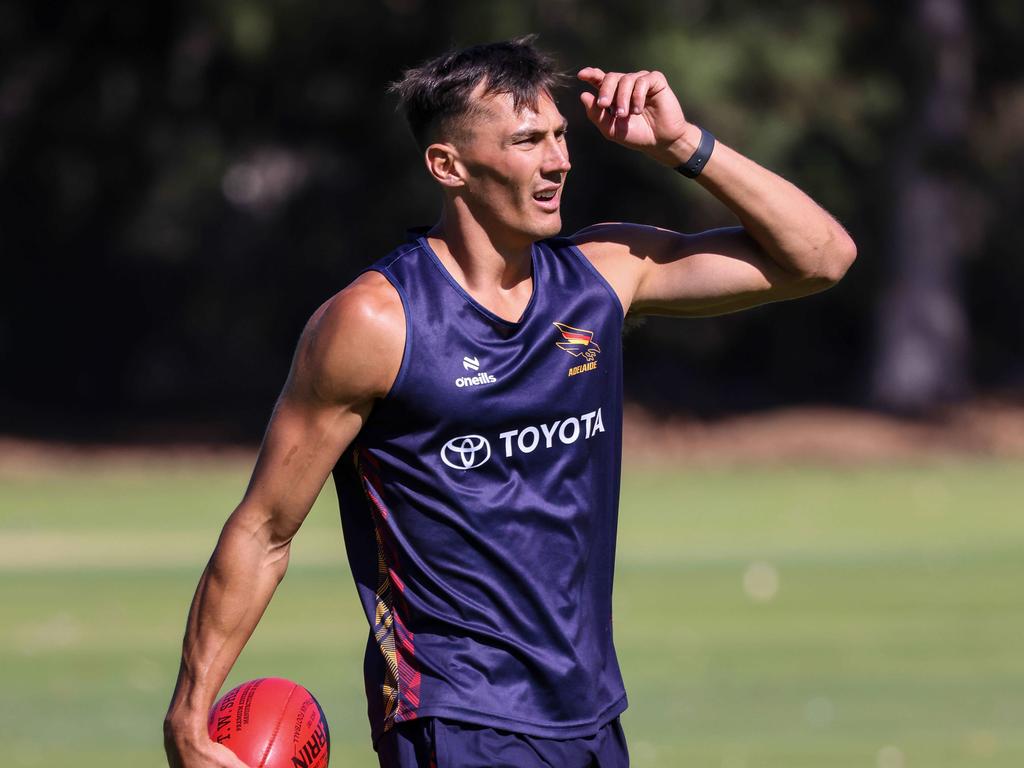 Isaac Cumming’s role at the Crows is unclear. Picture: Russell Millard Photography