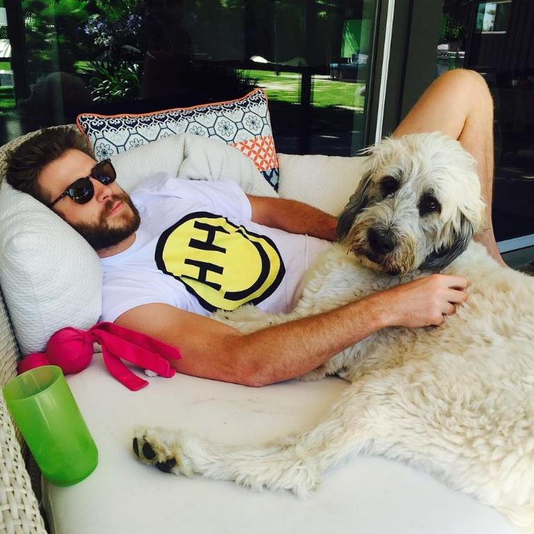 Miley Cyrus gushes over Liam Hemsworth, “So much love in one pic....” Picture: Instagram