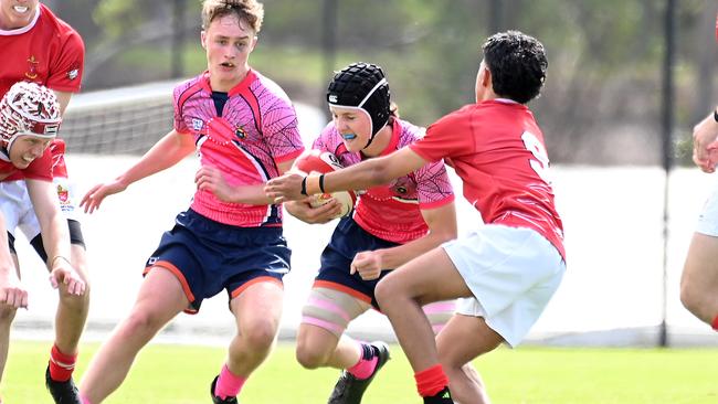 TAS First XV schoolboy rugby union between WestMAC College and St Pauls. Saturday May 11, 2024. Picture, John Gass