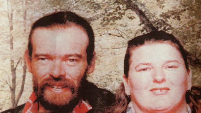 Mark Haydon, pictured with wife Elizabeth Haydon was said to have laughed when viewing his wife’s remains in the Snowtown bank vault. Picture: Jacka Martin