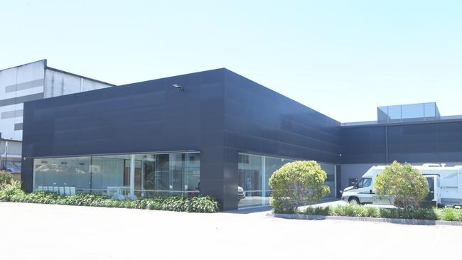 The Paradise Motor Homes premises in Yatala. Picture: Richard Gosling.