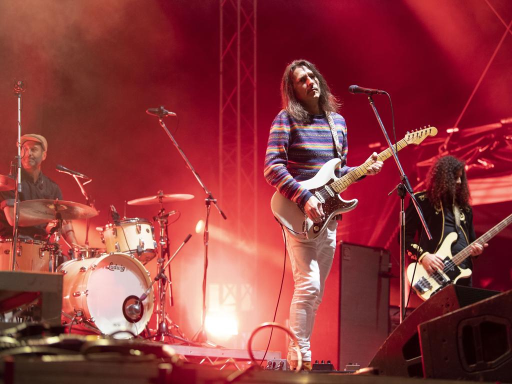 The Whitlams perform their Eternal Nightcap album at the Toowoomba Carnival of Flowers Festival of Food and Wine. Sunday, September 11, 2022. Picture: Nev Madsen.