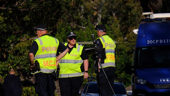 Police have charged a 40-year-old Hawthorn East woman following a fatal car crash in October last year at Auburn South Primary school in Melbourne’s inner east. Picture: NewsWire / Luis Enrique Ascui
