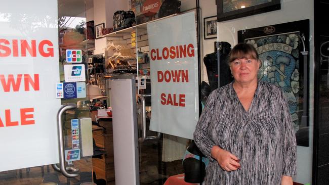 InTime Surf and Street Wear owner Anita Gardiner decided to close her Shields St shop after more than 10 years in business. Picture: PETER CARRUTHERS