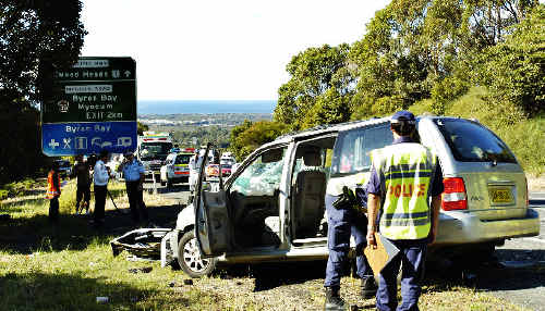 This fatal accident on May 22 2009 was one of a series of incidents that prompted the call to lower the St Helena speed limit to 80km/h. The change is part of a Roads and Traffic Authority review on Pacific Highway speed zones to improve road safety.