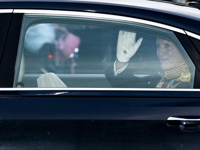 Prince Joachim’s “eyes are dead” in this photo, say body language expert Louise Mahler. Picture: Getty Images